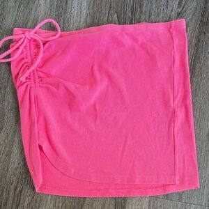 Aerie Bright Pink Swim Sarong